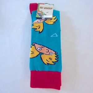 Nickelodeon Men’s crew tube Arnold.  NWT., fits shoe sizes 10-13.